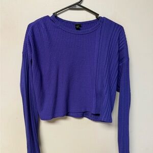 Wild Fable Vibrant Purple Long Sleeve Top